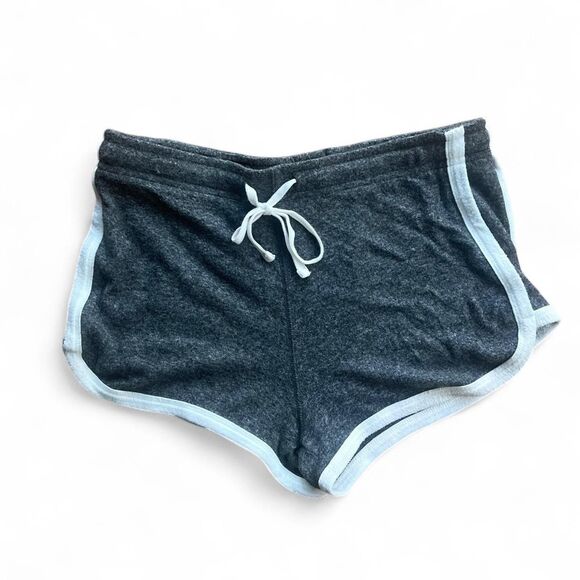 Aeropostale Grey Gym Shorts Retro Collegiate Atheletic Micro mini in Medium - Picture 1 of 4